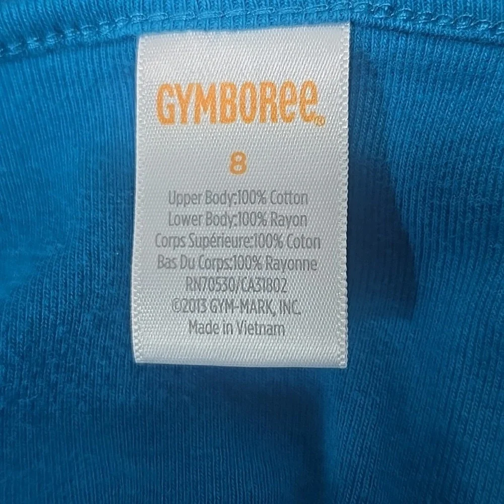 Gymboree‎ Ruffle Tiered Dress Girls 8 Teal Blue Bow Long Sleeve Preppy Coquette